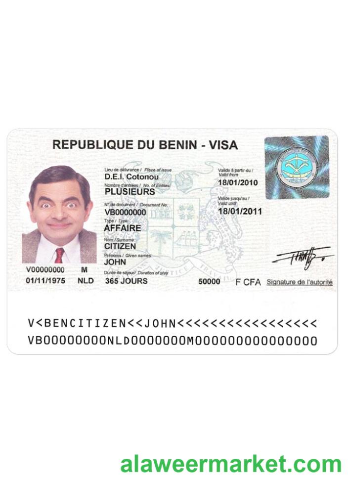 BENIN visa